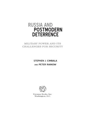 cover image of Russia and Postmodern Deterrence